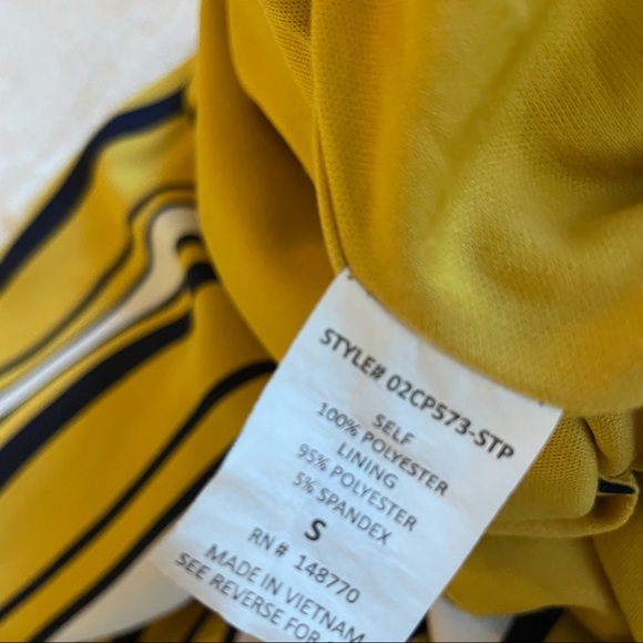 SIENNA SKY•Mustard/Navy/White Striped Romper & Top Bundle Sz S - Picture 12 of 15